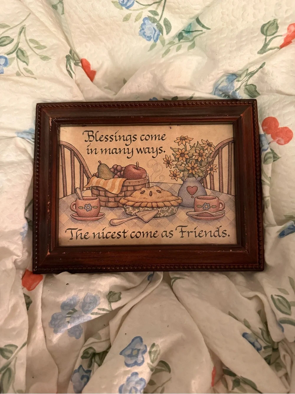 Blessings Come in Many Ways Framed art